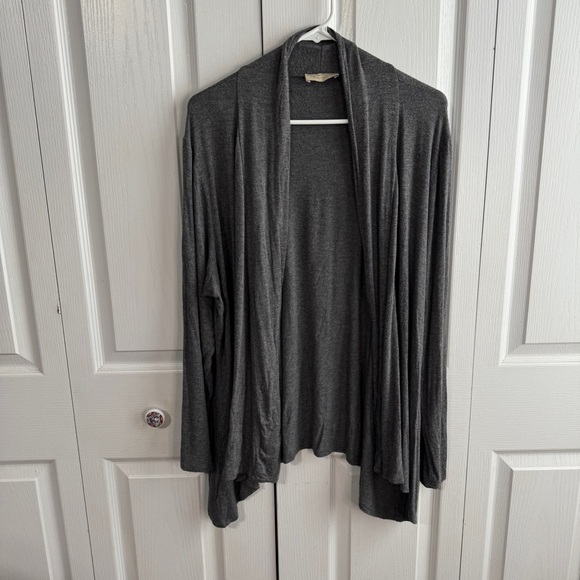 Front of Closet gray long sleeve open front cardigan size 3XL - Picture 1 of 5